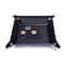 Dacasso Classic Black Leather Travel Change Tray AG-1088 - alternate 5